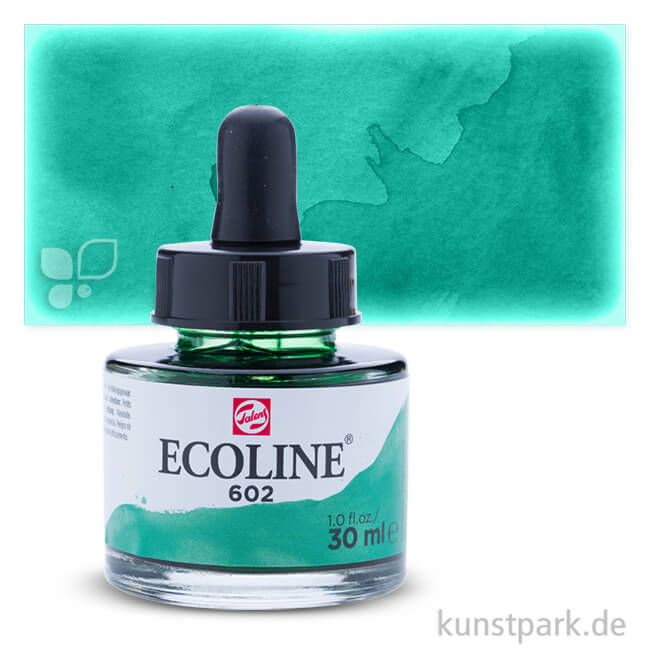 Artikelbild 1 des Artikels “Talens ECOLINE - Flüssige Wasserfarbe 30 ml | 602 Dunkelgrün“