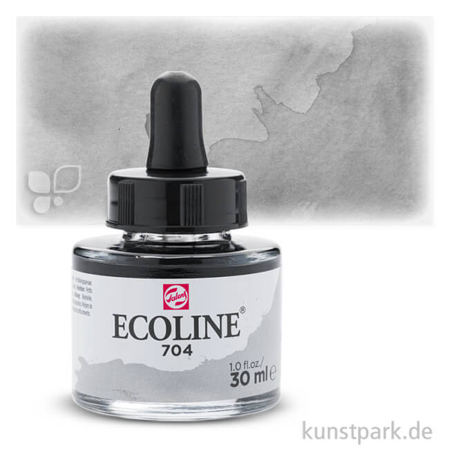 Artikelbild 1 des Artikels “Talens ECOLINE - Flüssige Wasserfarbe 30 ml | 704 Grau“