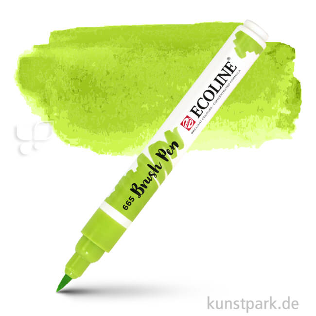 Artikelbild 1 des Artikels “Talens ECOLINE Brushpen Brush | Frühlingsgrün“