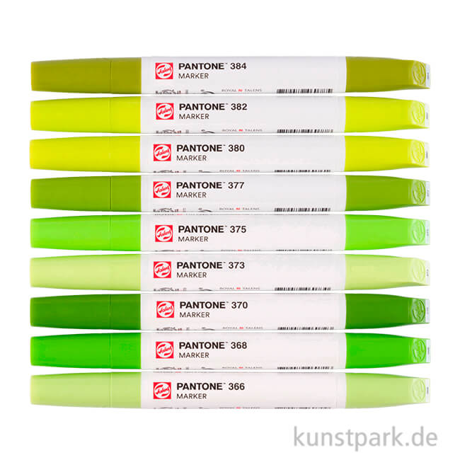 Artikelbild 1 des Artikels “Talens Pantone Marker Set - 9 Green Yellow Farben “
