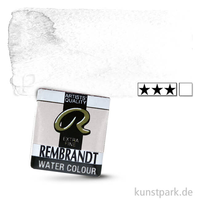 Artikelbild 1 des Artikels “Talens REMBRANDT Aquarellfarben 1/2 Näpfchen | 112 Transparent Titanweiss“