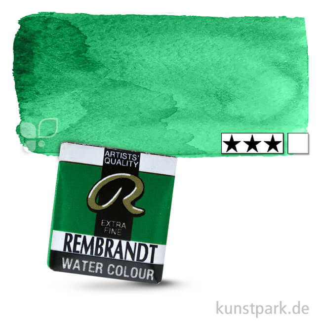 Artikelbild 1 des Artikels “Talens REMBRANDT Aquarellfarben 1/2 Näpfchen | 662 Permanentgrün“