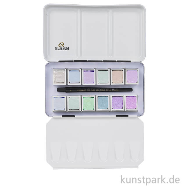 Artikelbild 1 des Artikels “Talens REMBRANDT Aquarell Set - Irisierende Farben, 12 halbe Näpfe “