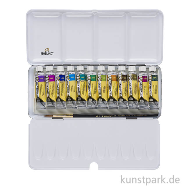 Artikelbild 1 des Artikels “Talens REMBRANDT Aquarellfarben Set - Metallische Farben, 12 x 10 ml Tuben “