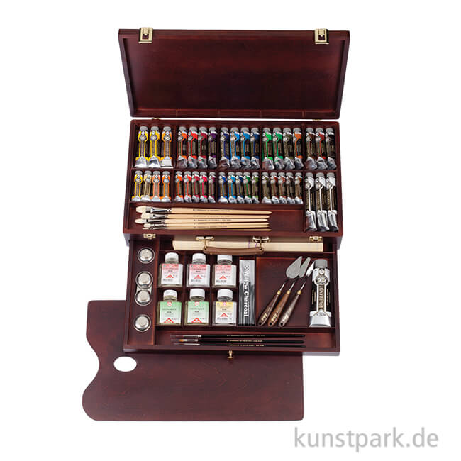 Artikelbild 1 des Artikels “Talens REMBRANDT Ölfarbe Malkasten Excellent mit 41 Tuben und viel Zubehör “