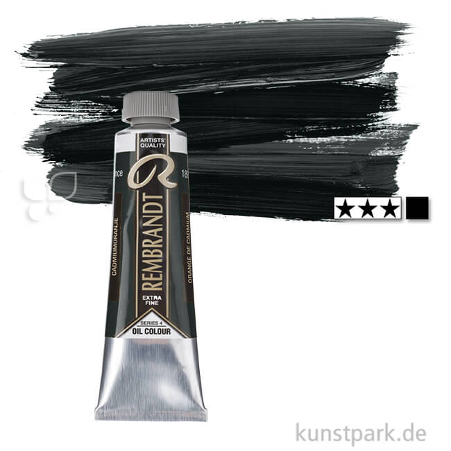 Artikelbild 1 des Artikels “Talens REMBRANDT Ölfarben 40 ml Tube | 702 Lampenschwarz“