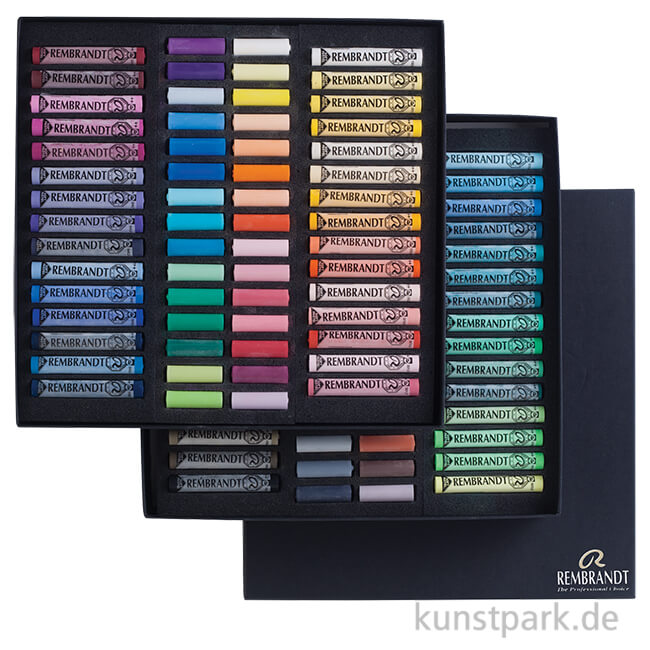 Artikelbild 1 des Artikels “Talens REMBRANDT Pastell - Master Set mit 60 ganzen und 60 halben Pastellen “