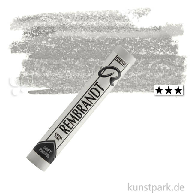 Artikelbild 1 des Artikels “Talens REMBRANDT Soft-Pastell Einzelpastell | 704 Grau 9“