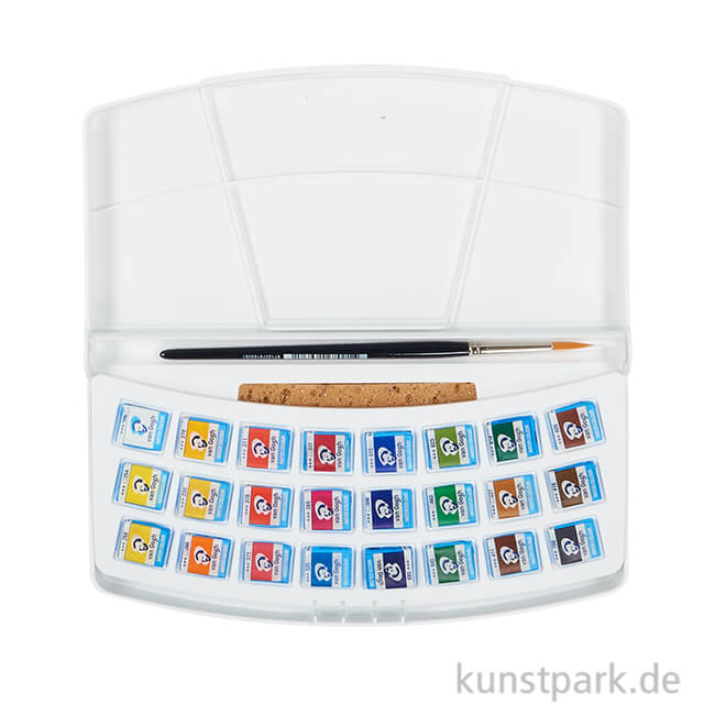 Artikelbild 1 des Artikels “Talens VAN GOGH Aquarell Kunststoffbox mit 24 halben Napf “