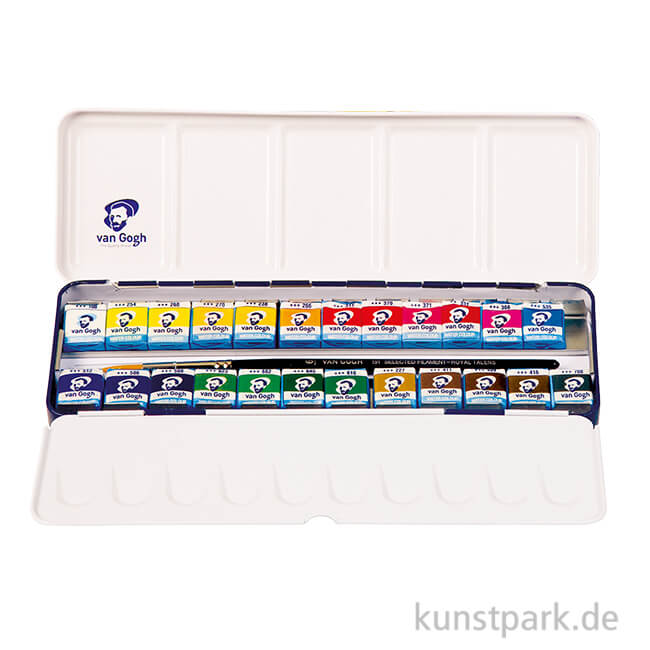 Artikelbild 1 des Artikels “Talens VAN GOGH Aquarell Metallkasten mit 24 Näpfchen “