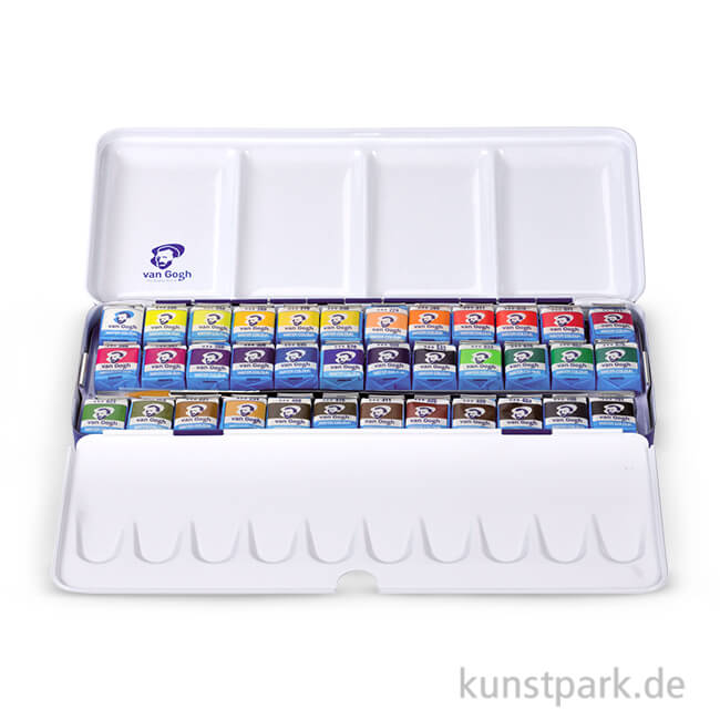 Artikelbild 1 des Artikels “Talens VAN GOGH Aquarell Metallkasten mit 36 halben Näpfchen “