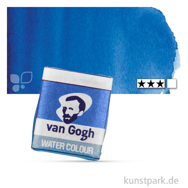 Artikelbild 1 des Artikels “Talens VAN GOGH Aquarellfarben 1/2 Napf | 570 Phtaloblau“