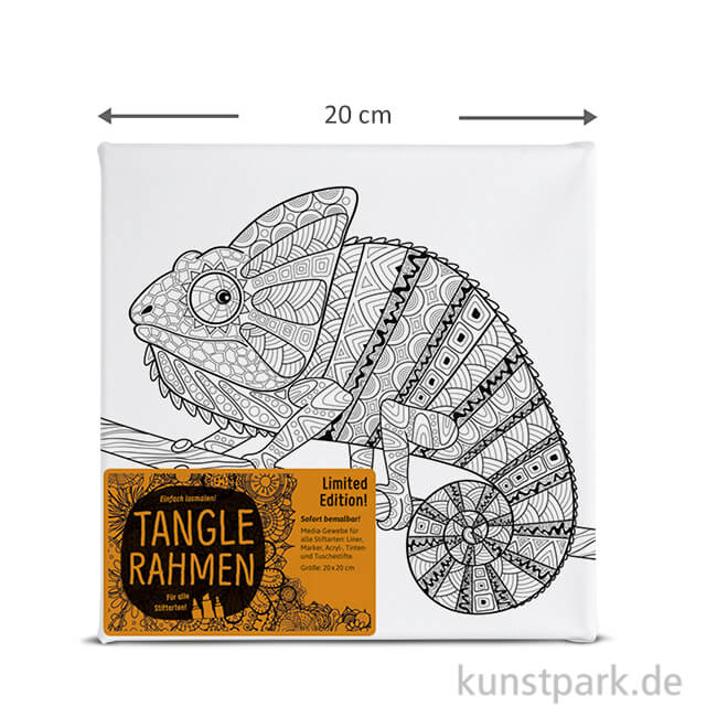 Artikelbild 1 des Artikels “Tangle Rahmen Chamäleon 20x20 cm “