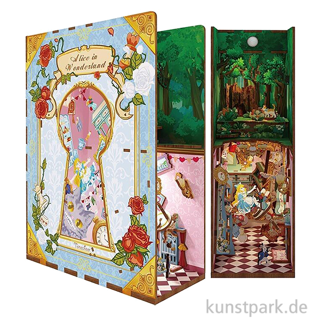 Artikelbild 1 des Artikels “TONECHEER Book Nook - Alice in Wonderland “