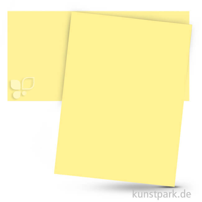 Artikelbild 1 des Artikels “Tonpapier DIN A4, 100 Blatt, 130g Farbe | Zitronengelb“