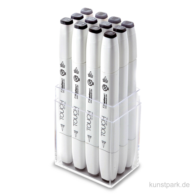 Artikelbild 1 des Artikels “TOUCH BRUSH Marker Set 12er - Cool Greys “
