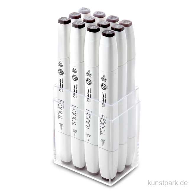 Artikelbild 1 des Artikels “TOUCH BRUSH Marker Set 12er - Warm Greys “