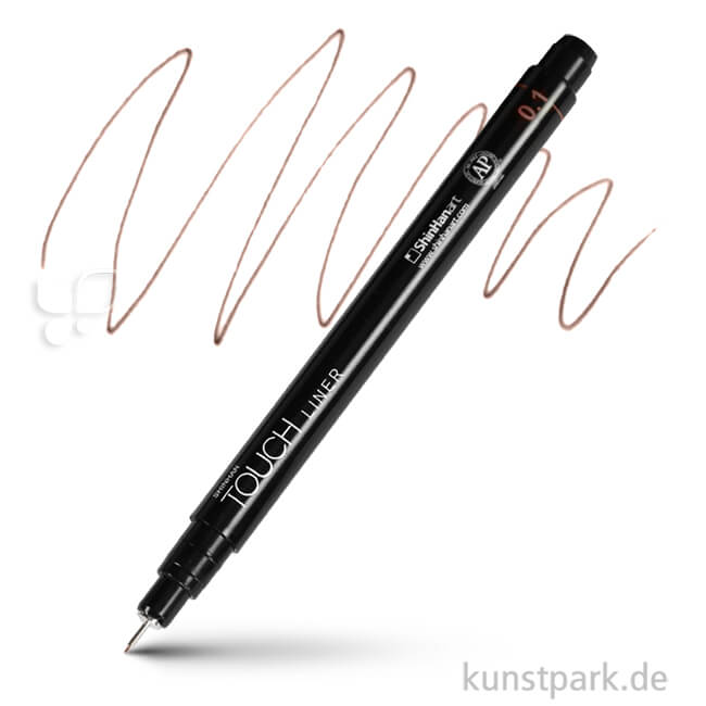Artikelbild 1 des Artikels “TOUCH Liner Color 0,1 mm Einzelstift | Braun“