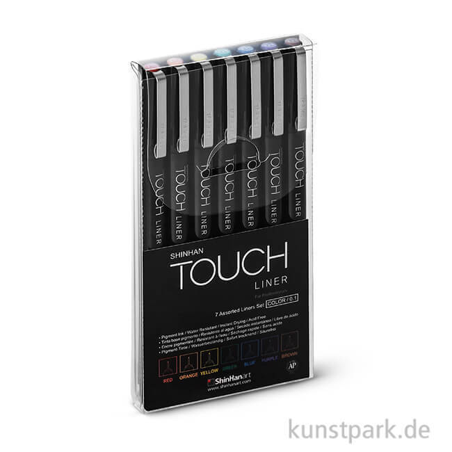 Artikelbild 1 des Artikels “TOUCH Liner Color Set mit 7 verschiedenen Farben “
