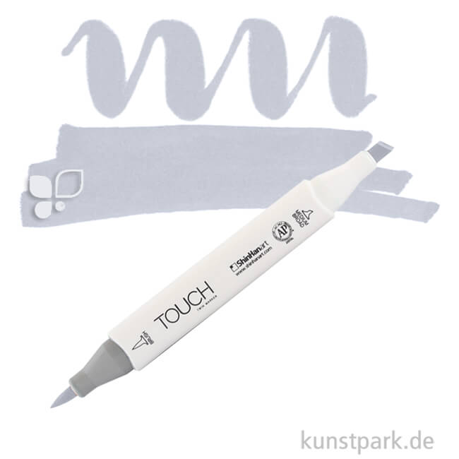 Artikelbild 1 des Artikels “TOUCH Twin Brush Marker Einzelfarbe | CG3 - Cool Grey“
