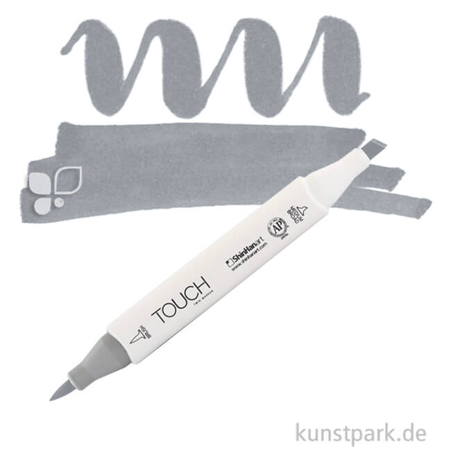Artikelbild 1 des Artikels “TOUCH Twin Brush Marker Einzelfarbe | CG7 - Cool Grey“