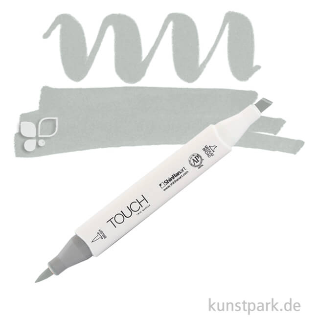 Artikelbild 1 des Artikels “TOUCH Twin Brush Marker Einzelfarbe | GG5 - Green Grey“