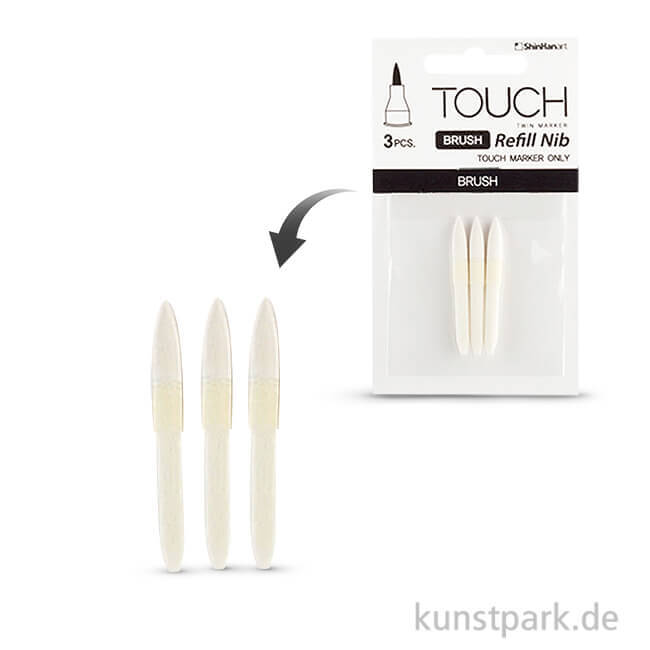 Artikelbild 1 des Artikels “TOUCH Twin Brush Marker Spitzen brush 3 Stück “