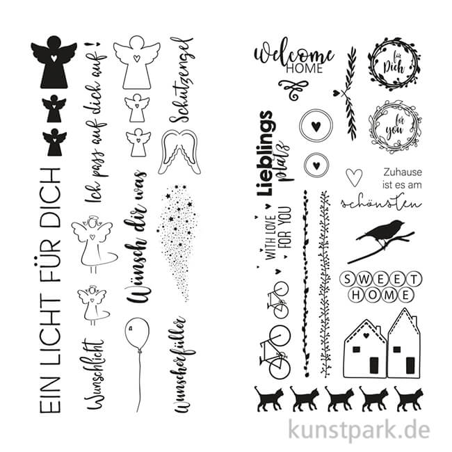 Artikelbild 1 des Artikels “Transferfolie Home + Schutzengel, verschiedene Designs, 2 Bogen “