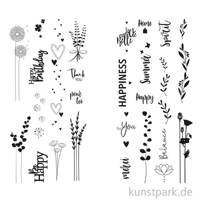 Artikelbild 1 des Artikels “Transferfolie Natural Life, verschiedene Designs, 2 Bogen “