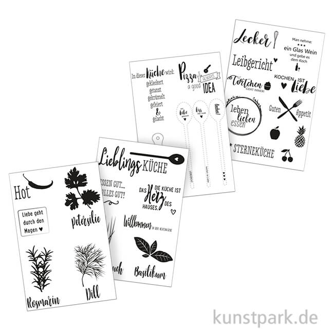 Artikelbild 1 des Artikels “Transferpapiere mit Vorlagen - Küchenliebe “