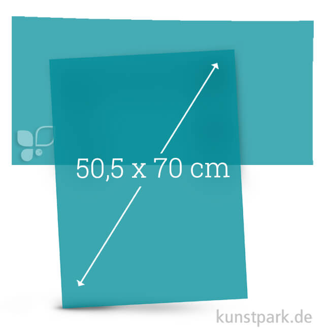 Artikelbild 1 des Artikels “Transparentpapier 50,5x70 cm, 1 Rolle, 115g Farbe | Pazifik“