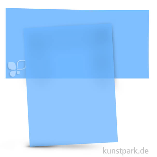 Artikelbild 1 des Artikels “Transparentpapier 50,5x70 cm, 1 Rolle, 115g Farbe | Hellblau“