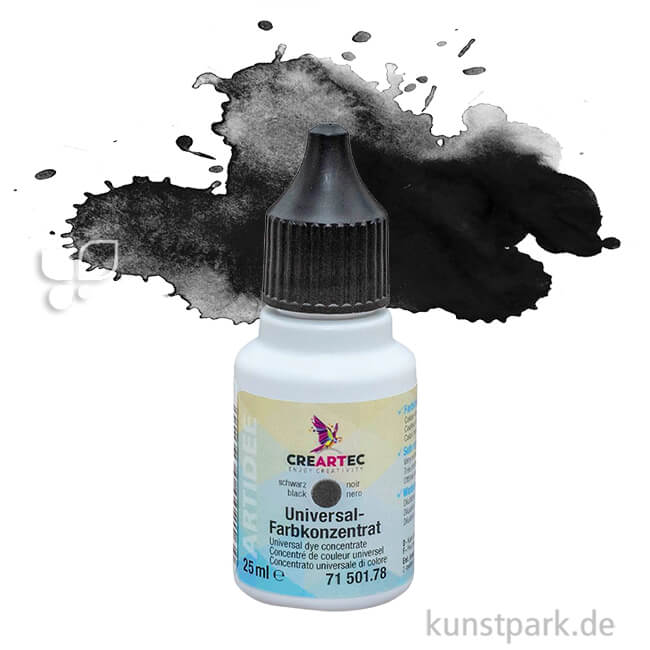 Artikelbild 1 des Artikels “Universal Farbkonzentrat, 25 ml Farbe | Schwarz“