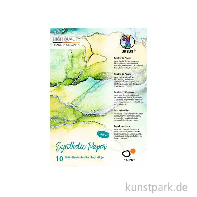 Artikelbild 1 des Artikels “Synthetisches Papier Yupo, Weiß, 10 Blatt DIN A6“