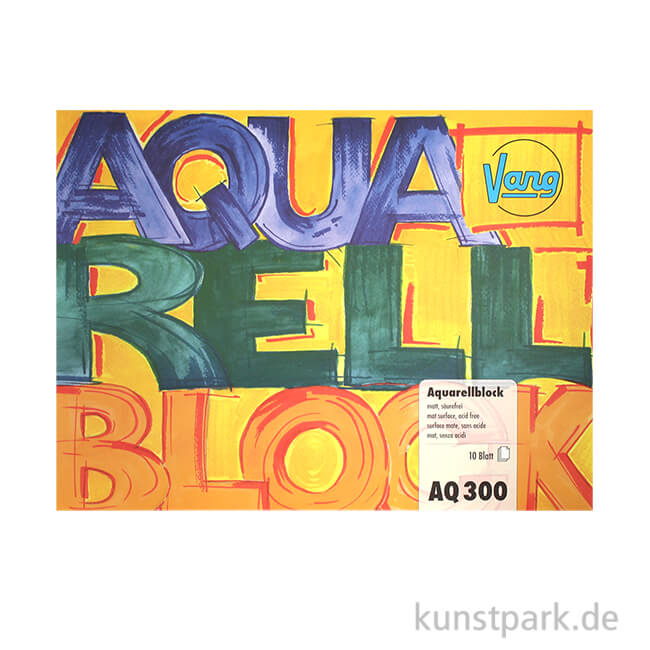 Artikelbild 1 des Artikels “Vang Aquarellblock, 10 Blatt, 300g rau 24 x 32 cm“