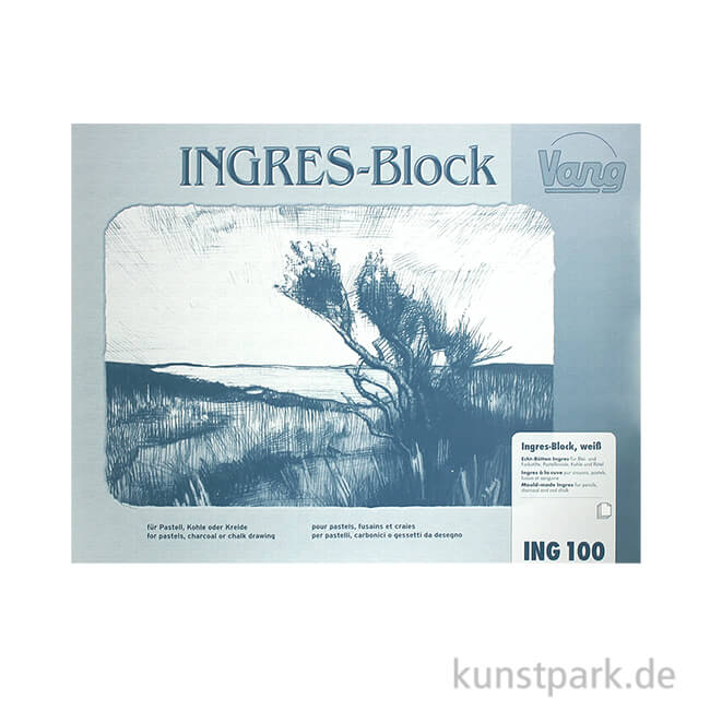 Artikelbild 1 des Artikels “Vang INGRES Pastellblock Weiß, 20 Blatt, 100g 24 x 31 cm“