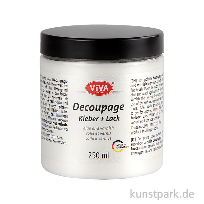 Artikelbild 1 des Artikels “Viva Decor Decoupage Kleber & Lack 250 ml - transparent “