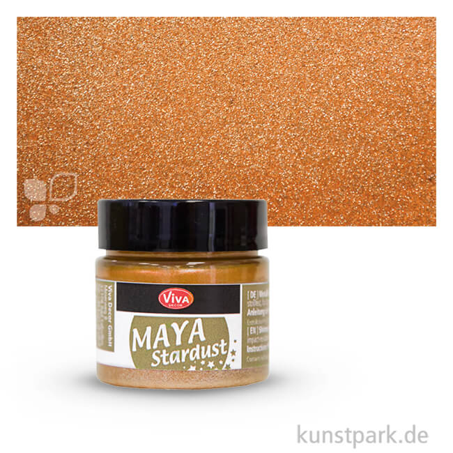 Artikelbild 1 des Artikels “Viva Decor Maya Stardust 45 ml Einzelfarbe | Kupfer“