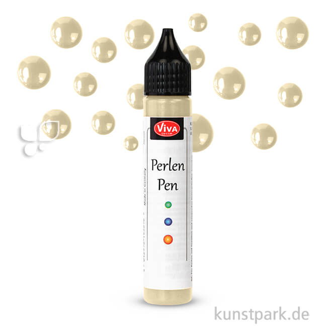 Artikelbild 1 des Artikels “Viva Decor Perlen-Pen 25 ml Einzelfarbe | Creme“