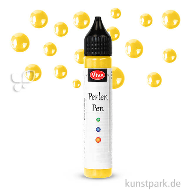 Artikelbild 1 des Artikels “Viva Decor Perlen-Pen 25 ml Einzelfarbe | Sonnengelb“