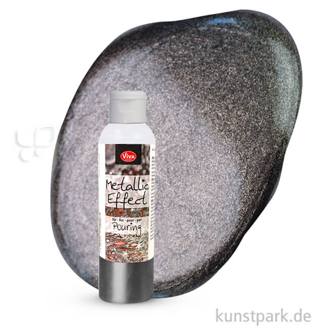 Artikelbild 1 des Artikels “Viva Decor Pouring Metallic Effect 120 ml Einzelfarbe | Stahl“