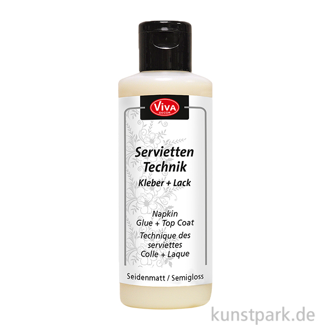 Artikelbild 1 des Artikels “Viva Decor Serviettentechnik Kleber + Lack 82 ml - seidenmatt “