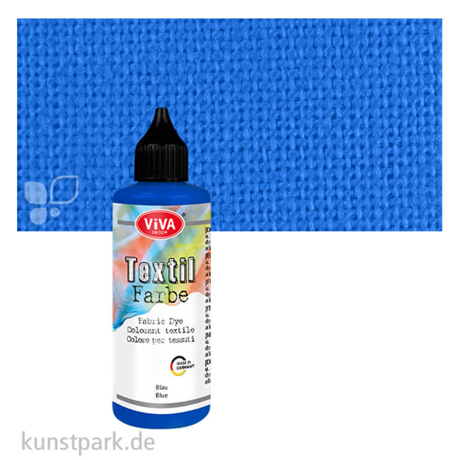 Artikelbild 1 des Artikels “Viva Decor Textil- und Batikfarbe, 90 ml Einzelfarbe | Blau“