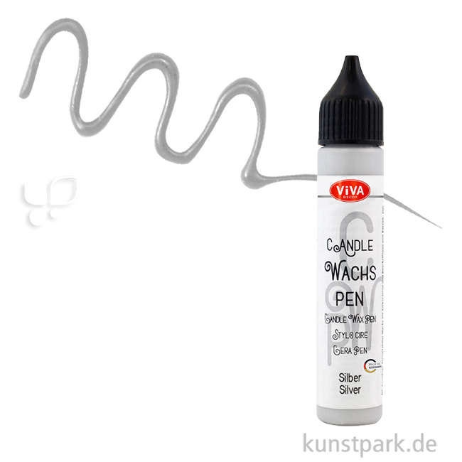 Artikelbild 1 des Artikels “Viva Decor Wachs-Pen 25 ml Einzelfarbe | Silver“