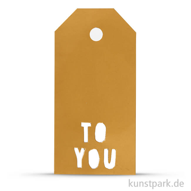Artikelbild 1 des Artikels “Vivi Gade Geschenkanhänger - To You, 300g, 15 Stück 5x10 cm | Gold“