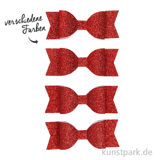 Artikelbild 1 des Artikels “Vivi Gade Schleifen aus Glitzer-Papier, 4 Stück “