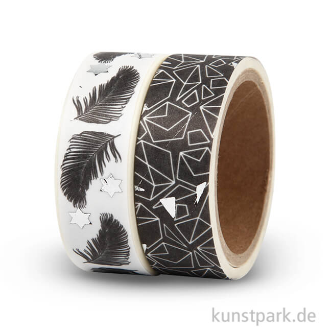 Artikelbild 1 des Artikels “Vivi Gade Washitape - Federn, 15 mm, Set mit 2x4 m “
