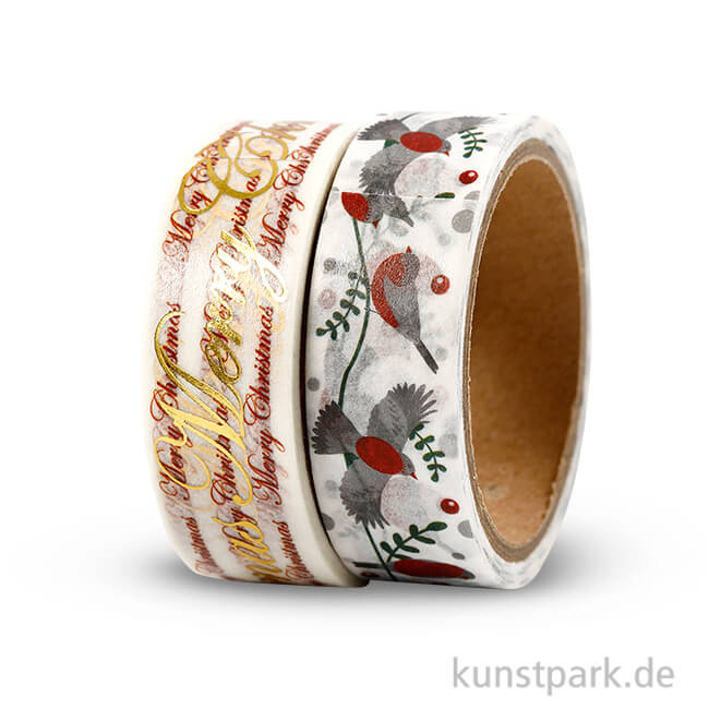 Artikelbild 1 des Artikels “Vivi Gade Washitape - Weihnachten und Vögel, 15 mm, 2x4 m “
