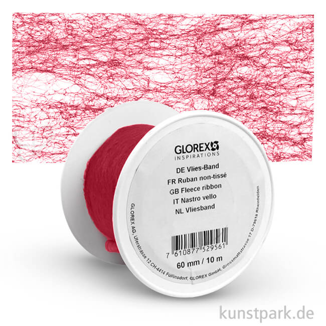 Artikelbild 1 des Artikels “Vlies-Band 60 mm Breite, 10 m Länge 10 m | Bordeaux“