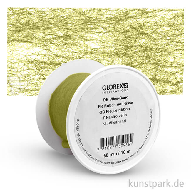 Artikelbild 1 des Artikels “Vlies-Band 60 mm Breite, 10 m Länge 10 m | Dunkelgrün“